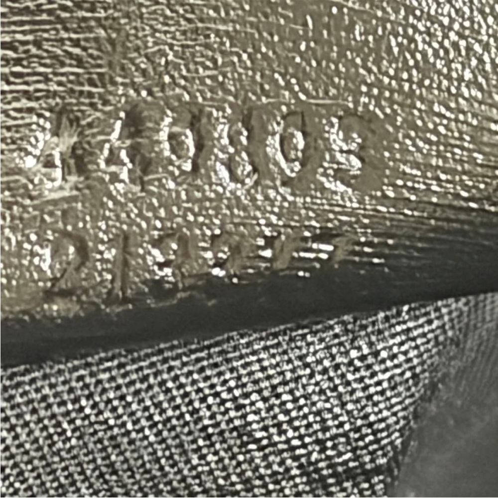 Gucci Embossed Black Leather Clutch - Picture 8 of 9